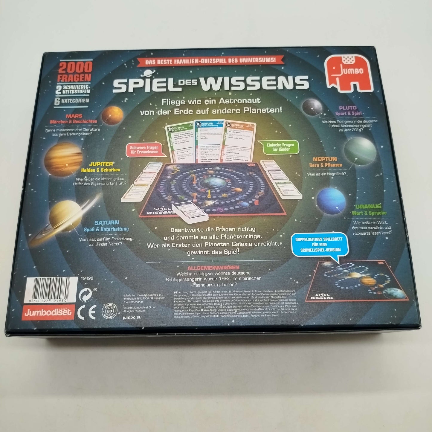 Jumbo Spiele Spiel des Wissens 19498 Quiz, ab 6 7 8 Jahre | ✅ geprüft 