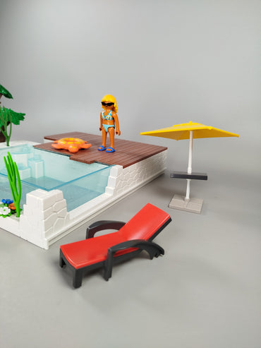 Playmobil Freizeit Set – Pool, Figur & Zubehör, gut erhalten