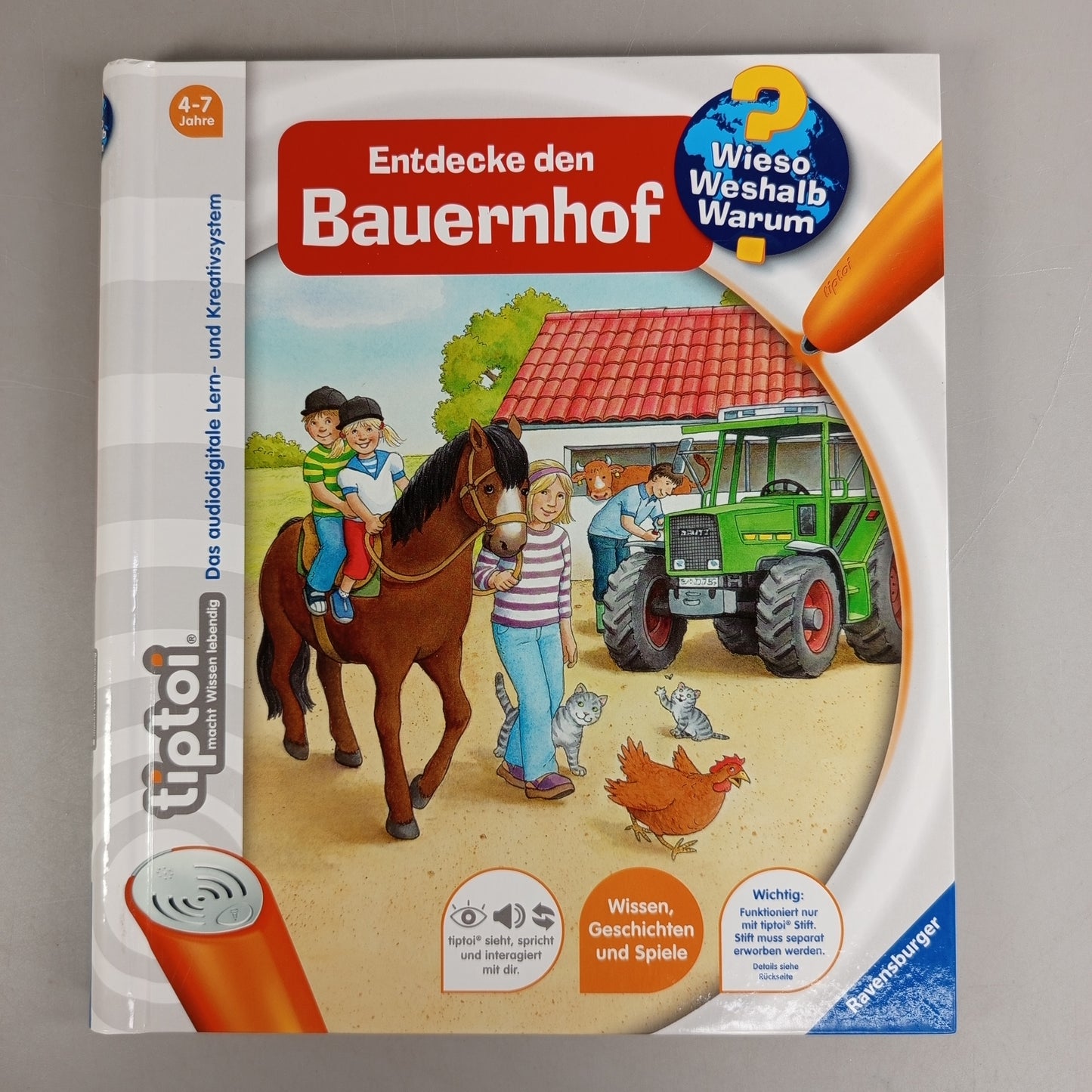 Ravensburger Tiptoi Hörbuch – Entdecke den Bauernhof