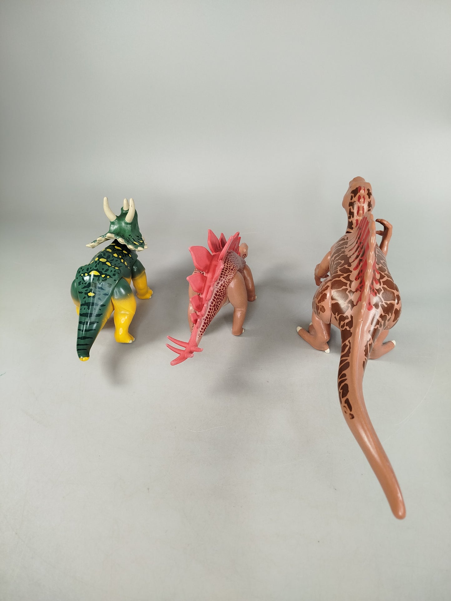 Playmobil Dinosaurier Figuren-Set von 3 – Triceratops, Stegosaurus & Spinosaurus