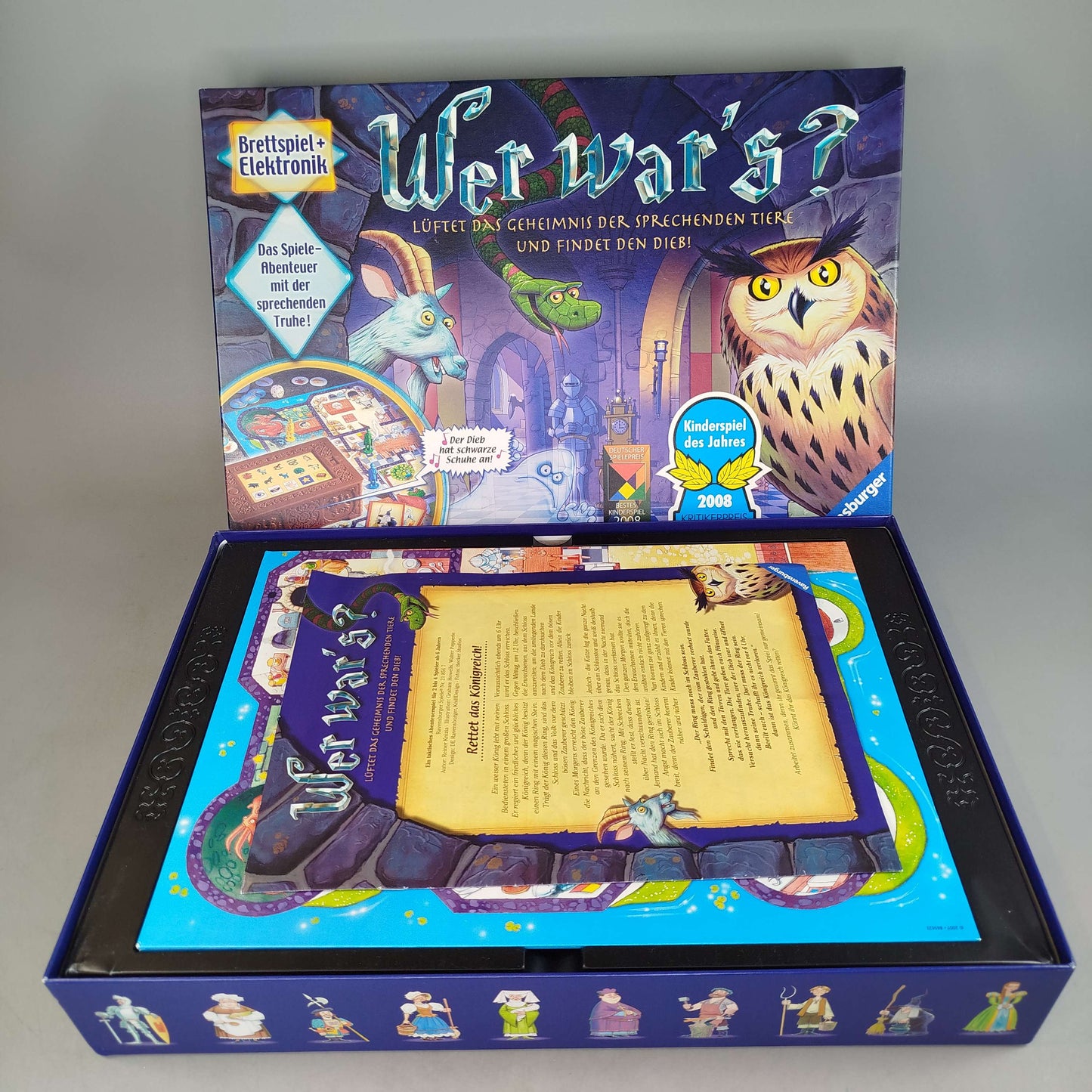 Ravensburger Wer war's? 21854 Brettspiel, gebraucht, ab 6 Jahre 