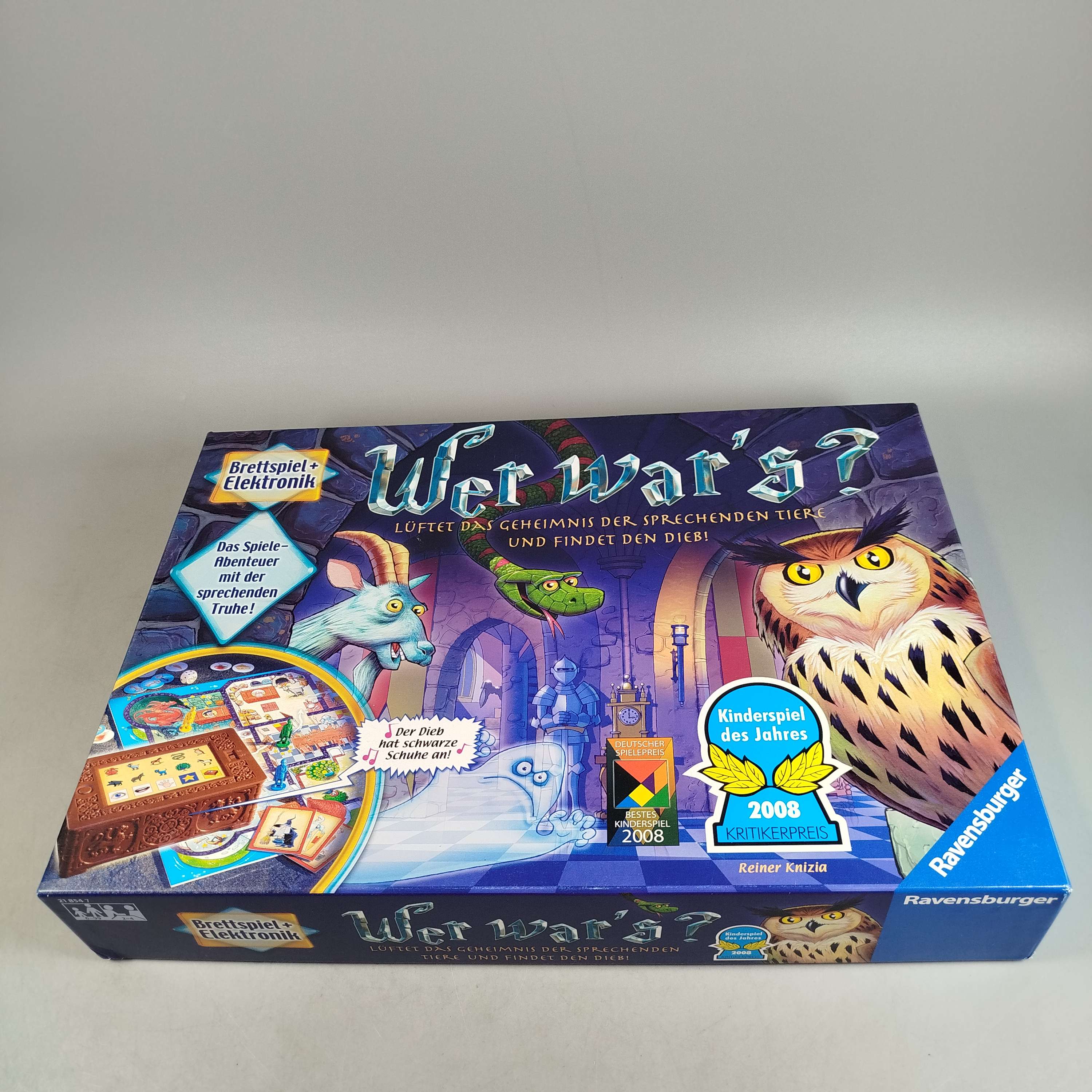 Ravensburger Wer war's? 21854 Brettspiel, gebraucht, ab 6 Jahre 