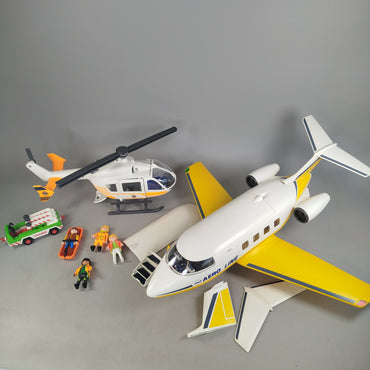 Playmobil Bundle AeroLine 7x Jet&Heli,gebraucht,ab 3 4 5 Jahre | ✅ geprüft 