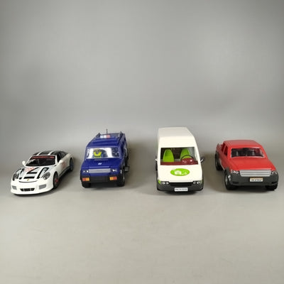 Konvolut Playmobil Fahrzeuge & Marktszene ca. 1,0 kg, gebraucht, ab 3 Jahre 