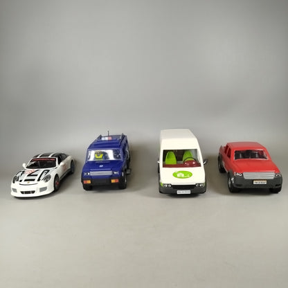 Konvolut Playmobil Fahrzeuge & Marktszene ca. 1,0 kg, gebraucht, ab 3 Jahre 