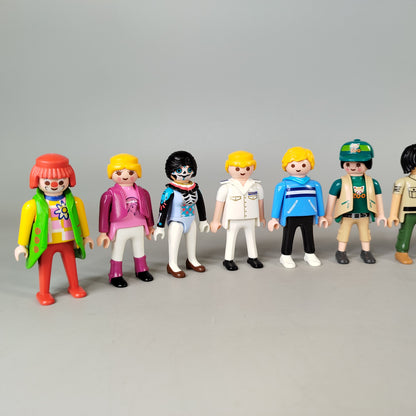 Playmobil Figuren Set von 18 Charakteren – Clown, Cowboy, Feuerwehrmann