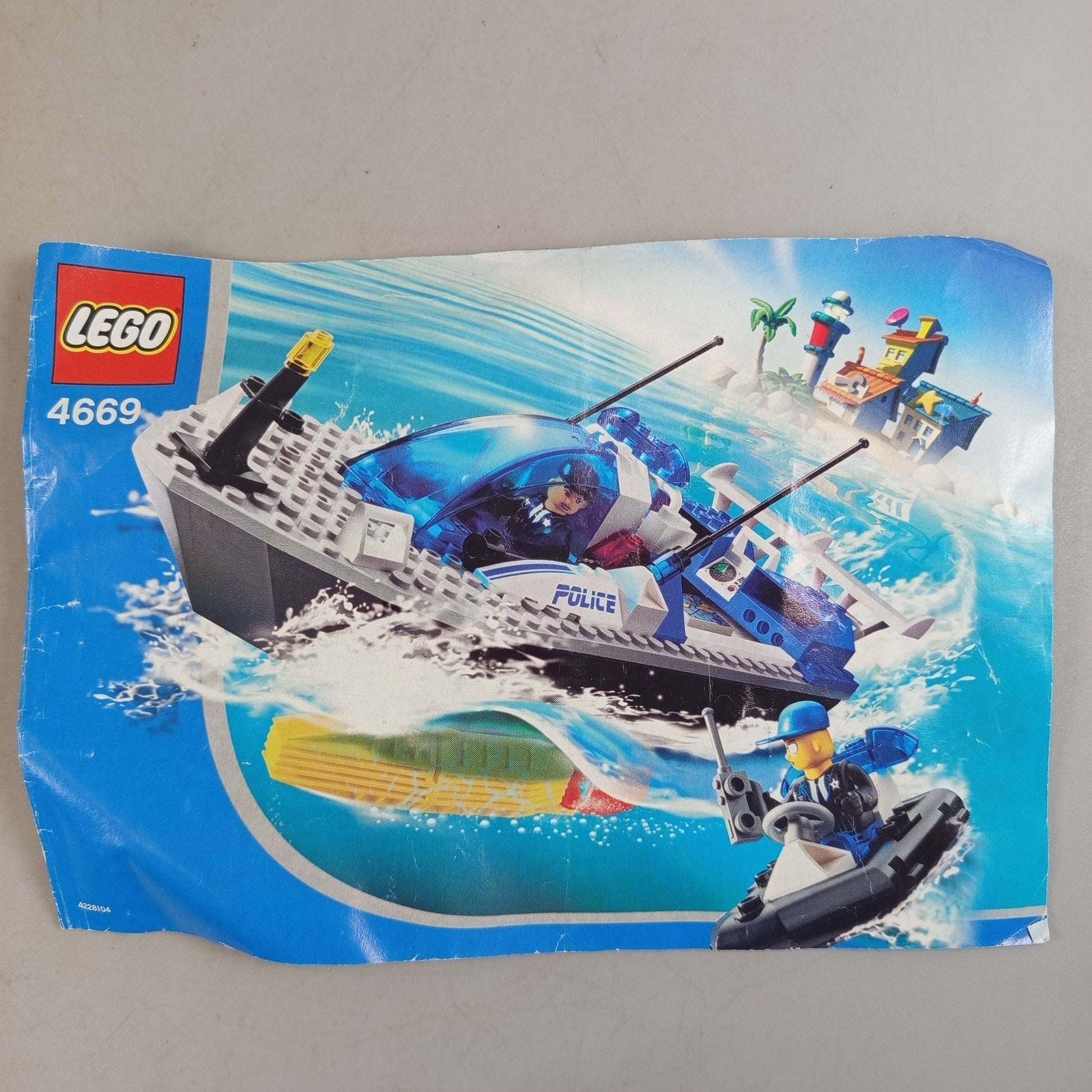 LEGO Polizei-Schnellboot 4669 Bauset, gebraucht, ab 6 Jahre | geprüft 