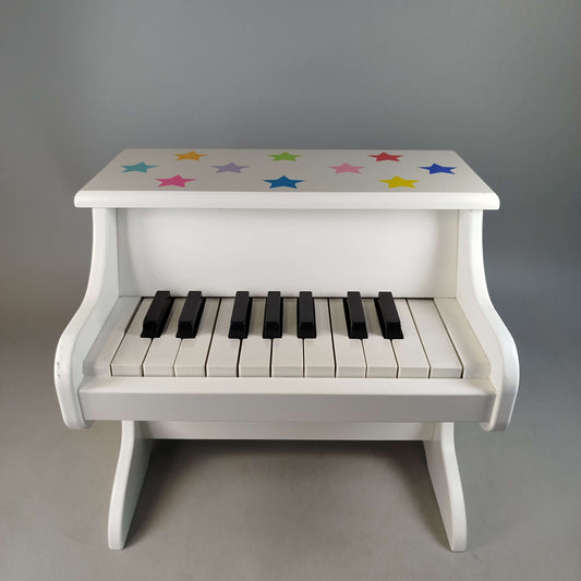 JaBaDaBaDo Klavier weiß mit Sternen