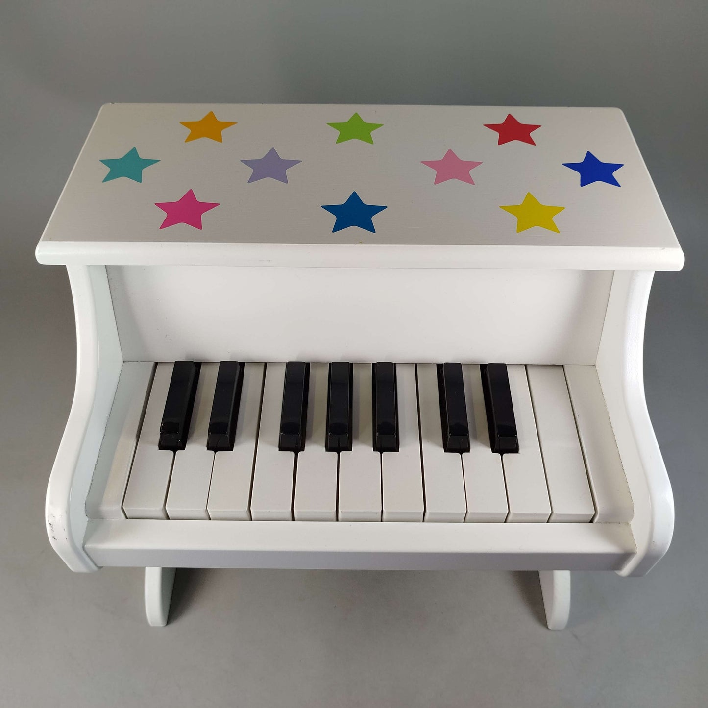 JaBaDaBaDo Klavier weiß mit Sternen