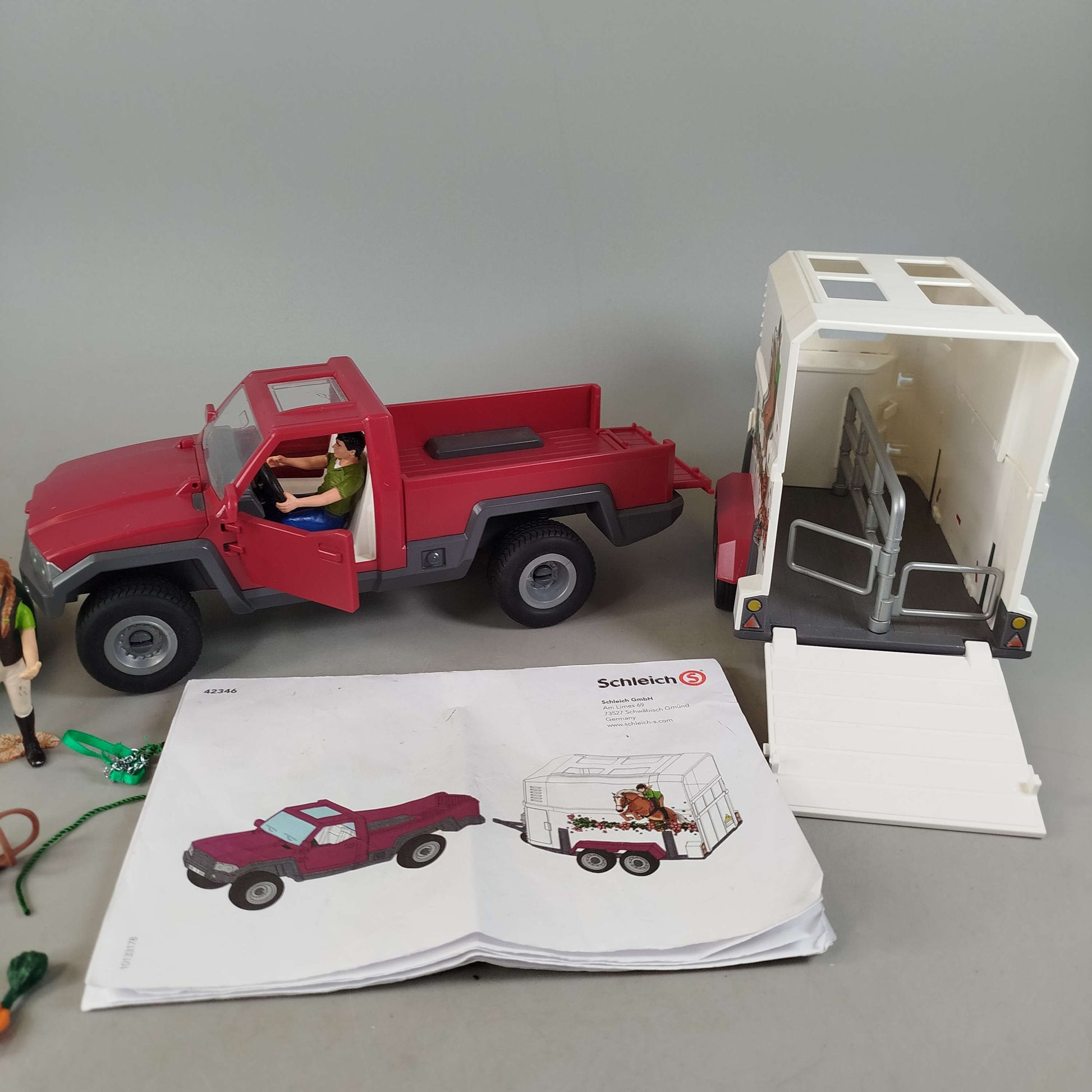 Schleich Horse Club Pick-up 42346, gebraucht, ab 6 7 8 Jahre | ✅ geprüft 