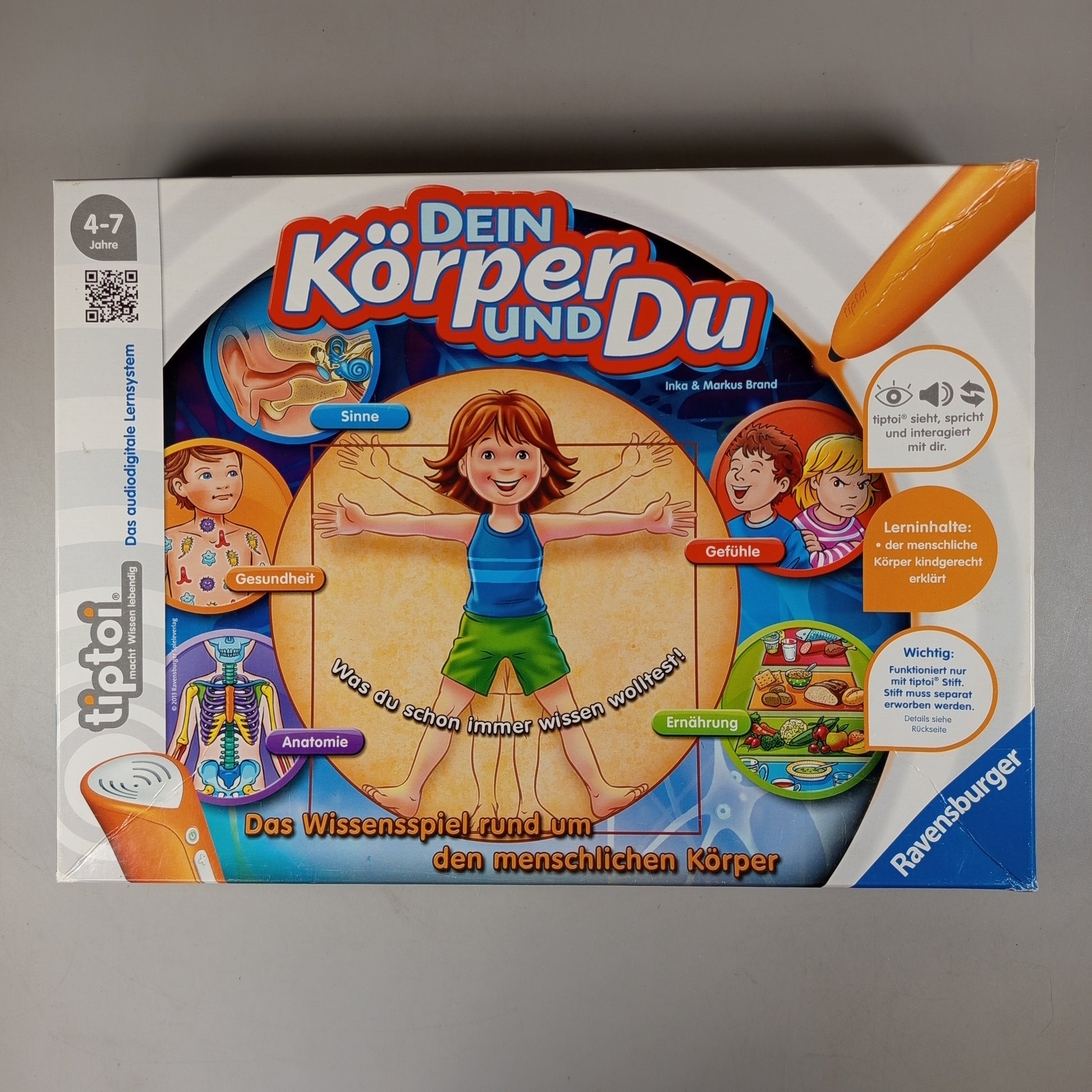 Ravensburger Tiptoi Dein Körper Lernspiel gebraucht ab 3 4 5 Jahre | ✅ geprüft 