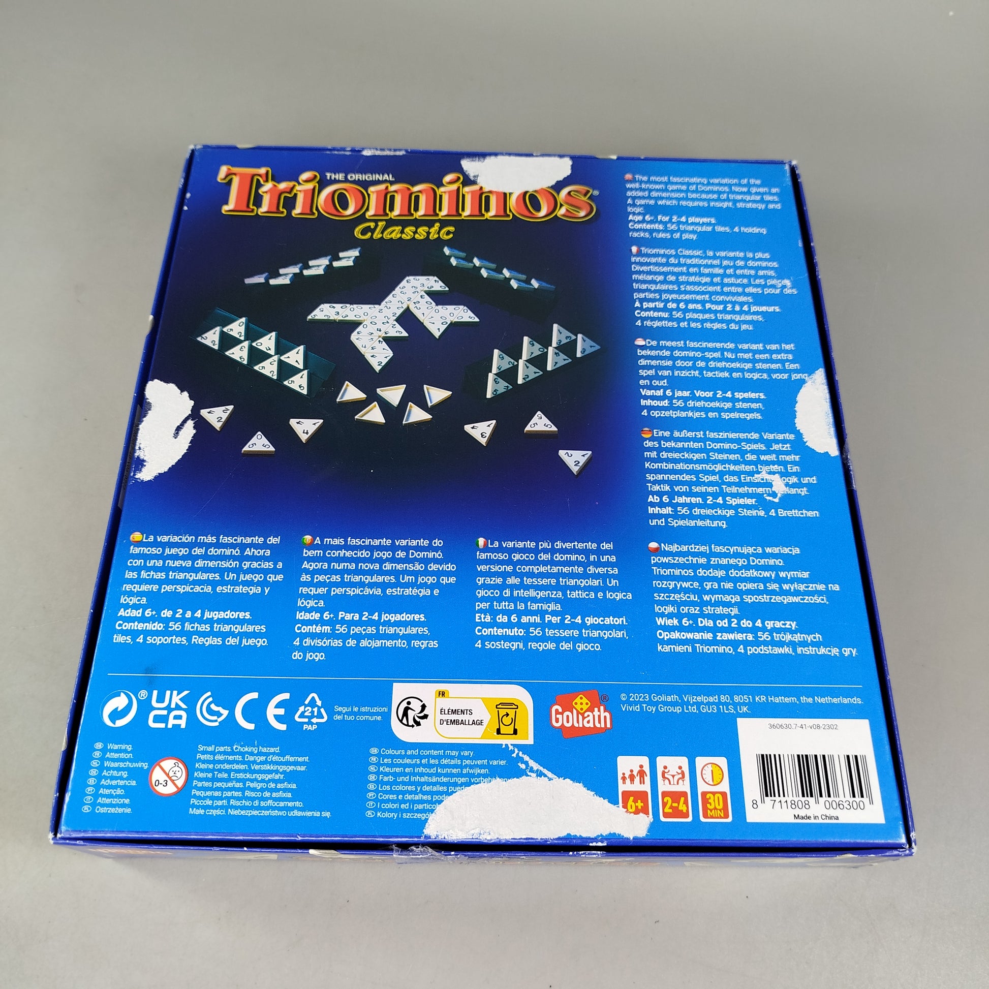 Goliath Triominos Classic Brettspiel, gebraucht, ab 6 7 8 Jahre | ✅ geprüft 