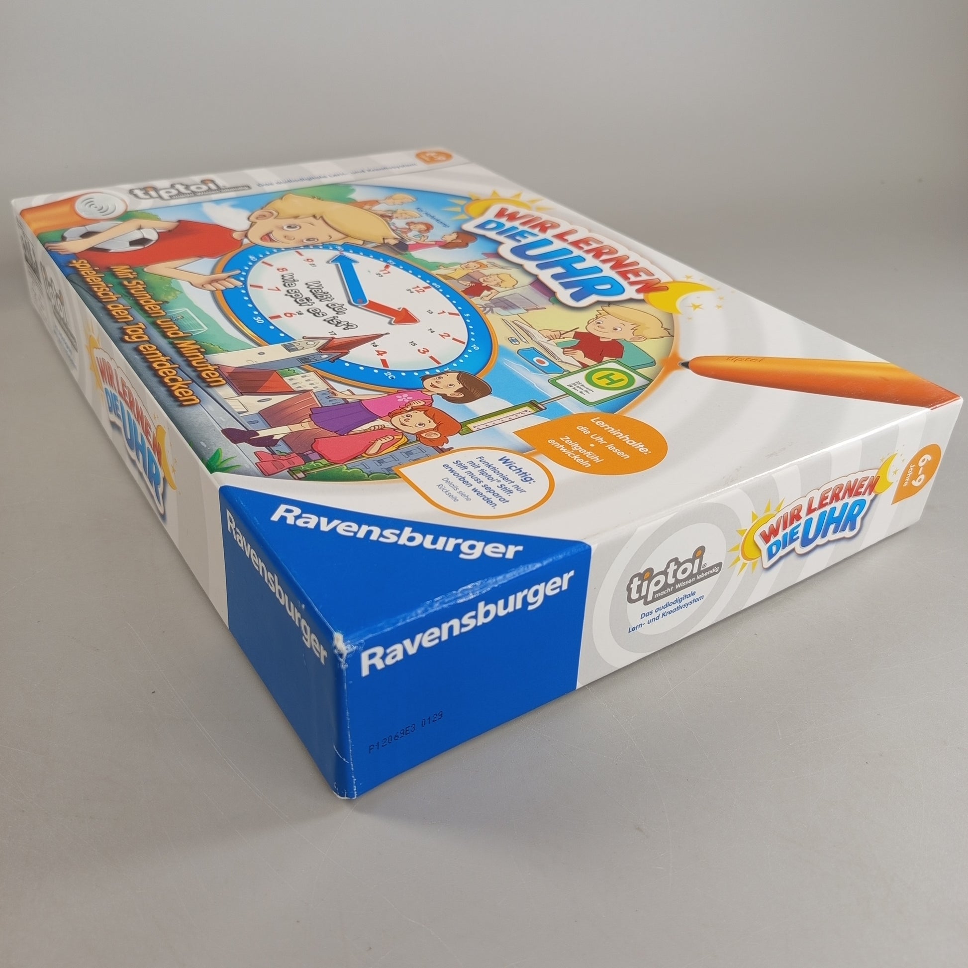 Ravensburger tiptoi Lernspiel – Wir lernen die Uhr, OVP