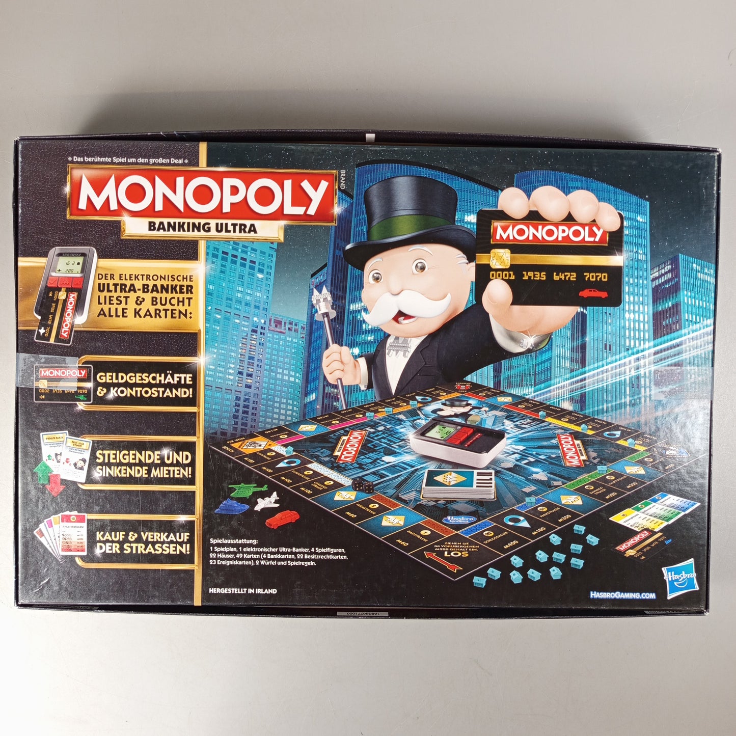Hasbro Gaming Monopoly Banking Ultra Brettspiel, gebraucht, ab 3 Jahre 