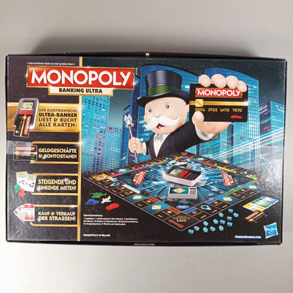 Hasbro Gaming Monopoly Banking Ultra Brettspiel, gebraucht, ab 3 Jahre 