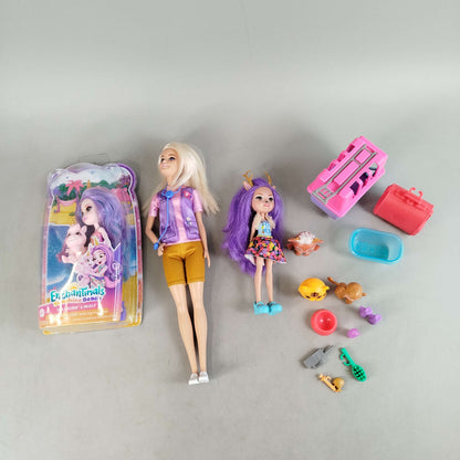Mattel Bundle Barbie Enchantimals Puppen & Tiere
