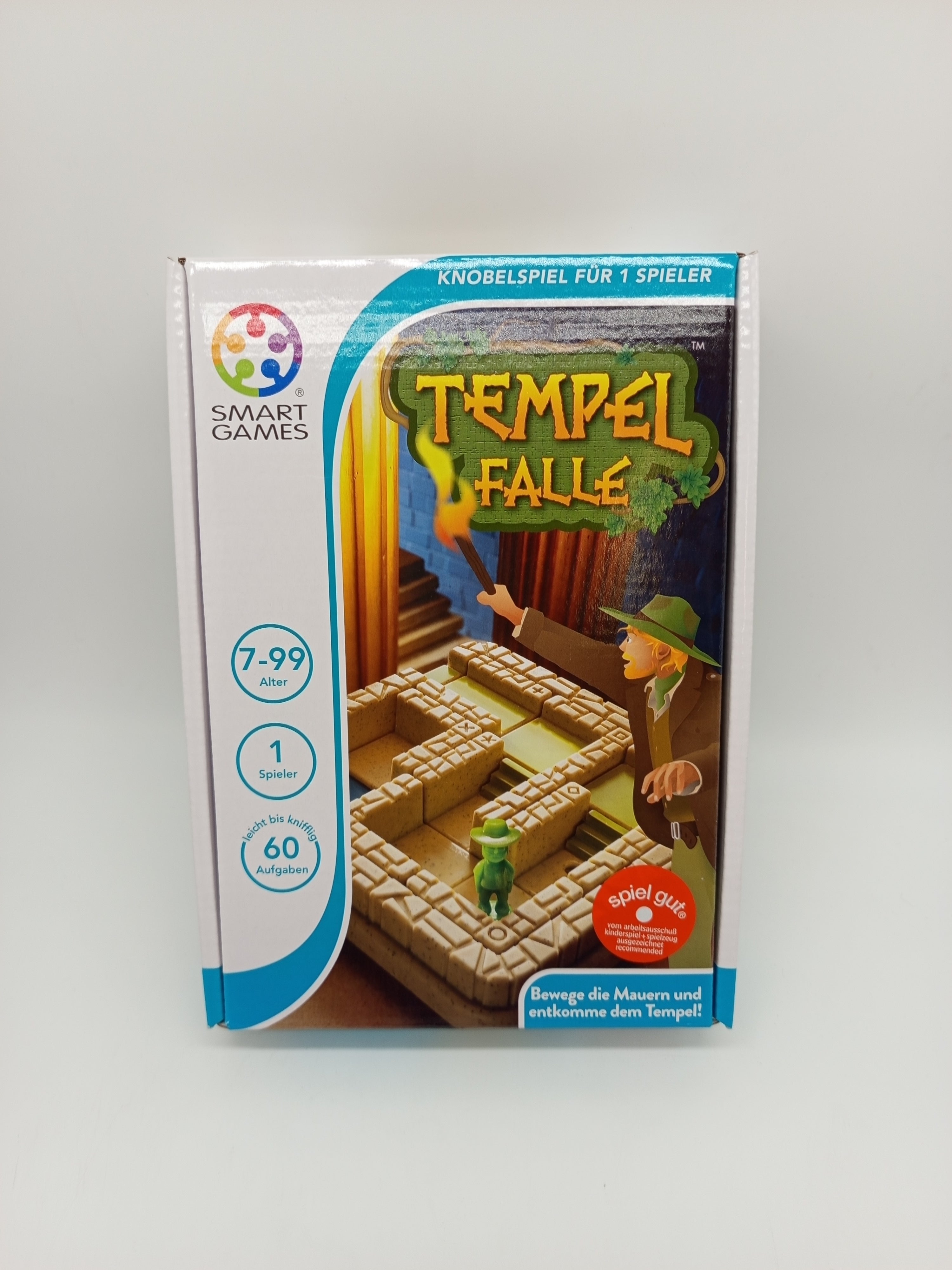 Smart Games Logikspiel – Tempel Falle, 60 Herausforderungen, neu, OVP