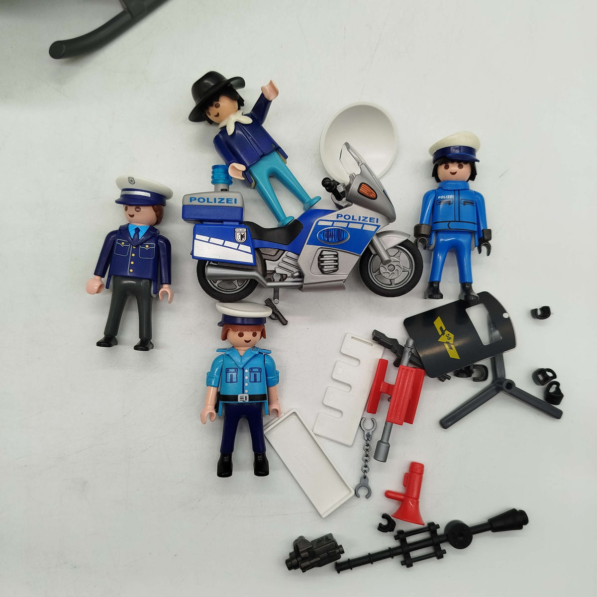 Playmobil Bundle City Action 9360 großes Set Truck Motorrad & Figuren