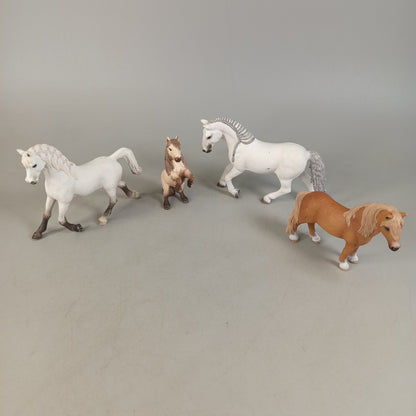 Schleich Bundle Pferde 4x inkl Fohlen, gebraucht, ab 3 4 5 Jahre | ✅ geprüft 