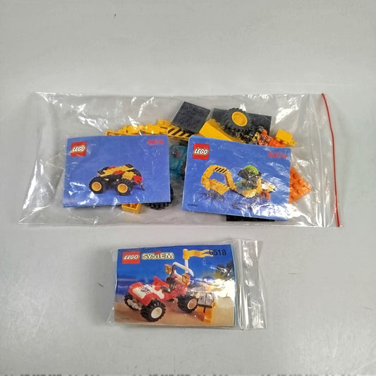 LEGO System Baja Buggy(6518), Front Schaufelbagger(6474)