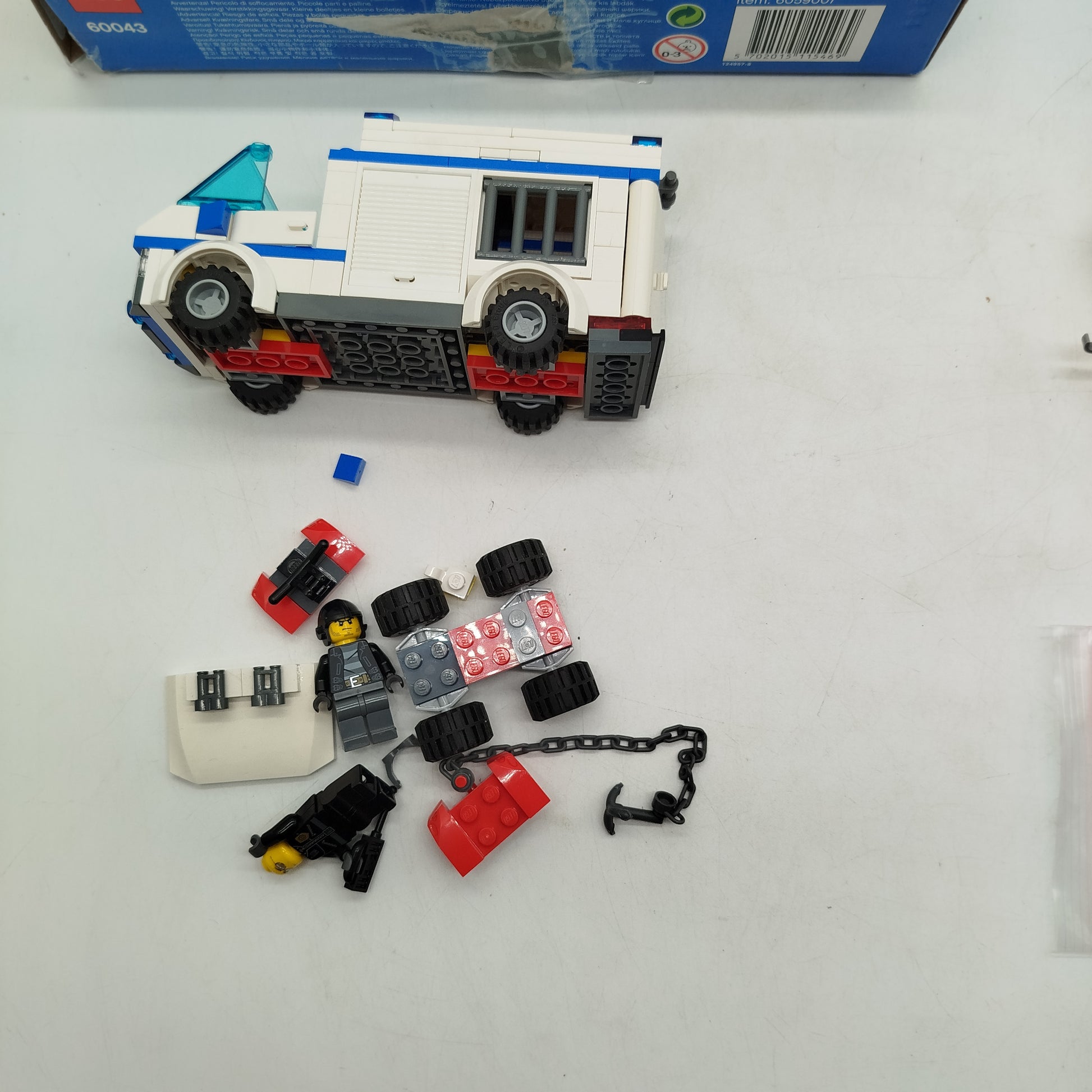 LEGO Bundle City Polizei 60043 60065 Set von 2 Autos & Figuren ab 6 Jahre 