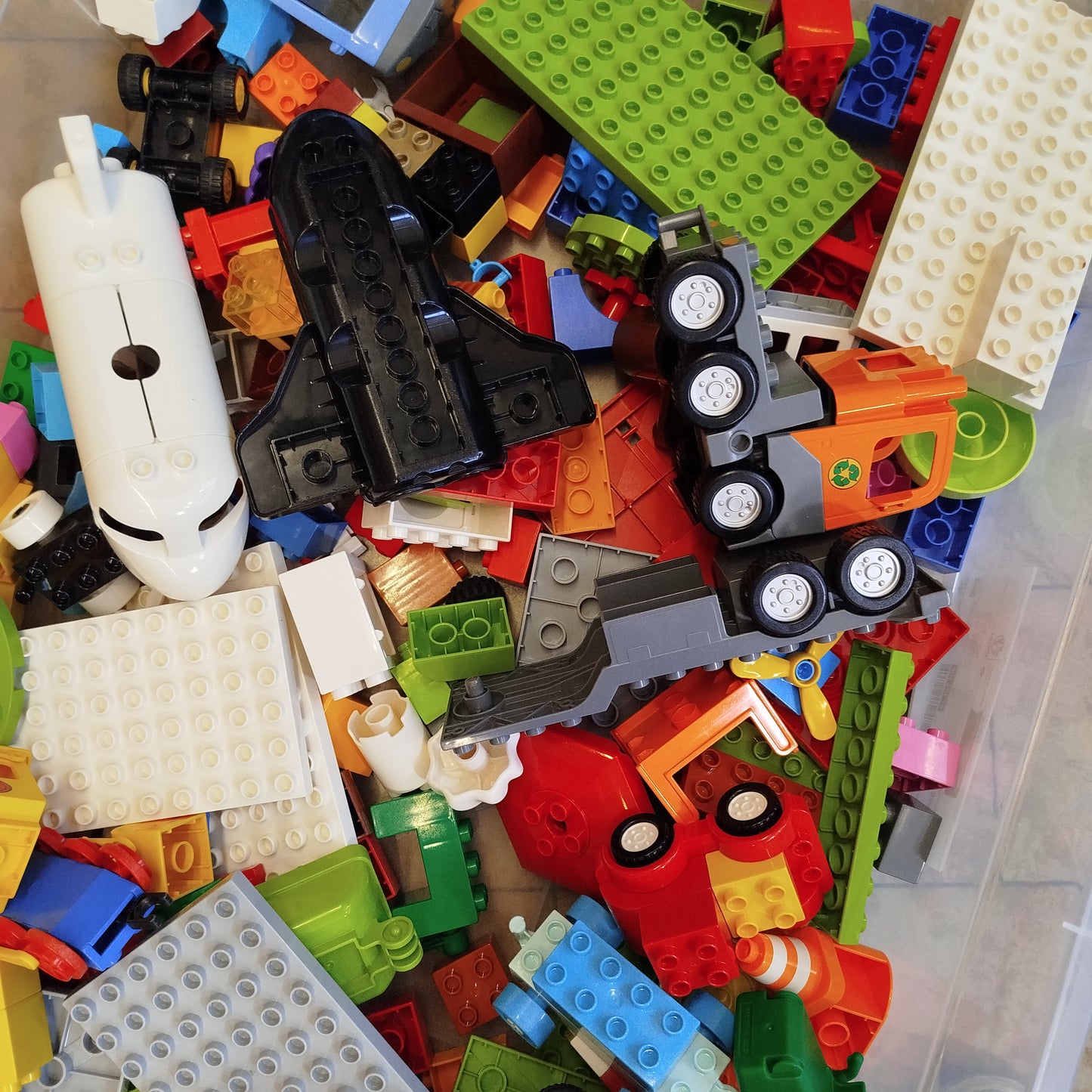 Konvolut LEGO Duplo ca. 3,5 kg Steine & Fahrzeuge