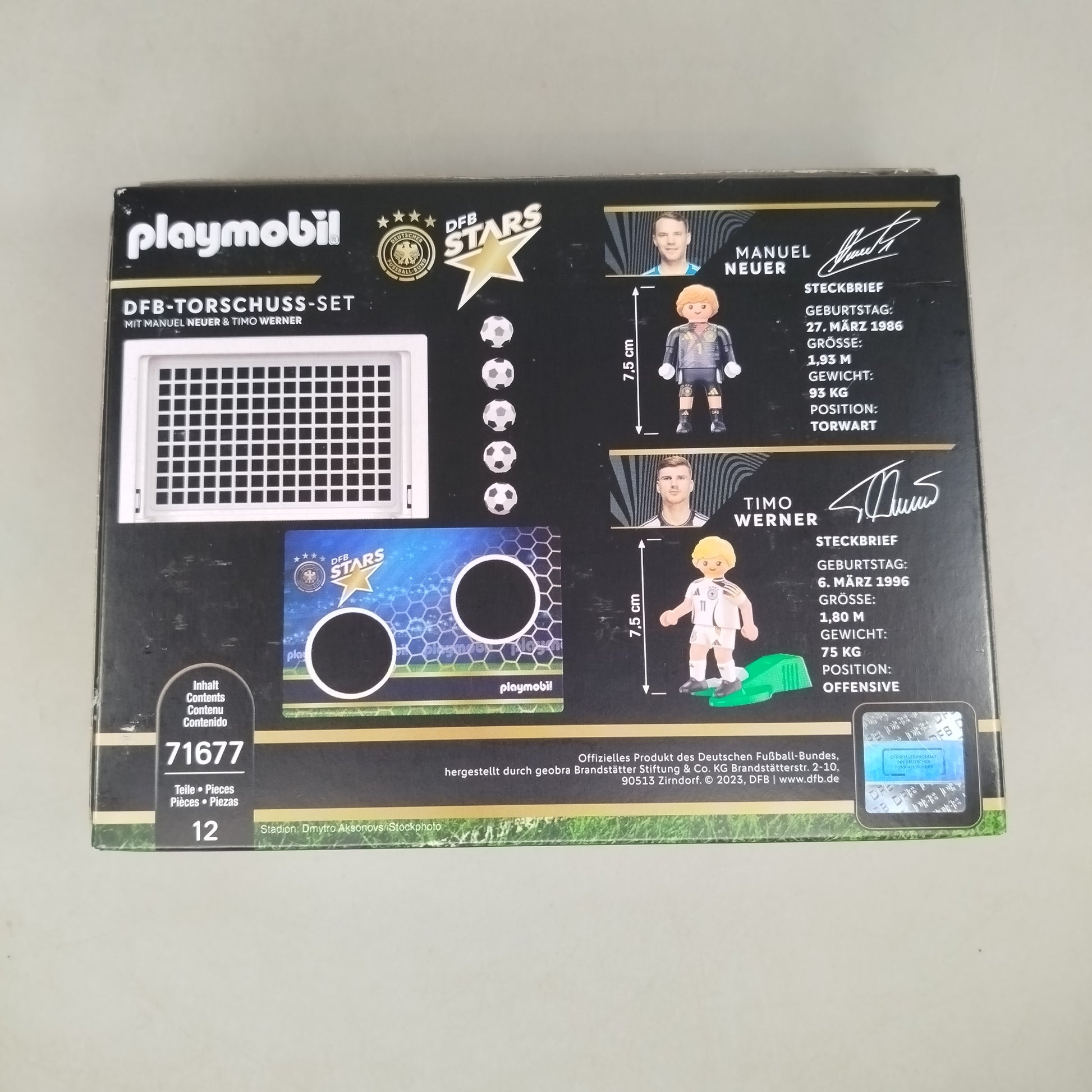 Playmobil Fußball-Spielset DFB-Torschuss 71677, neu, ab 6 Jahre 