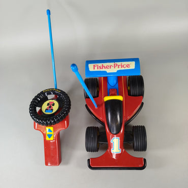 Fisher-Price Ferngesteuertes Spielzeugauto – Vintage Rennwagen retro