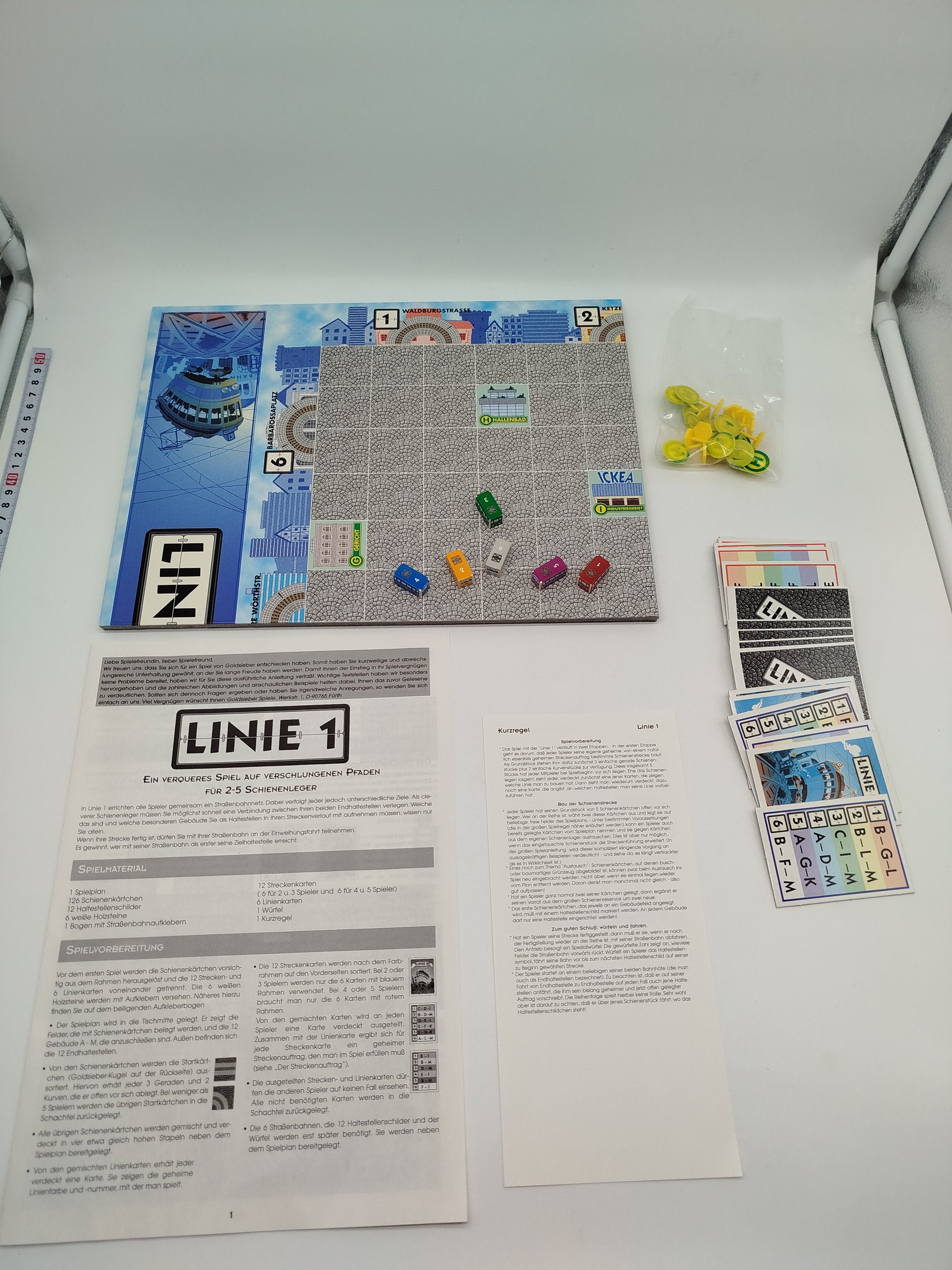 Goldsieber Spiele Brettspiel Linie 1 – Stefan Dorra 1995, OVP