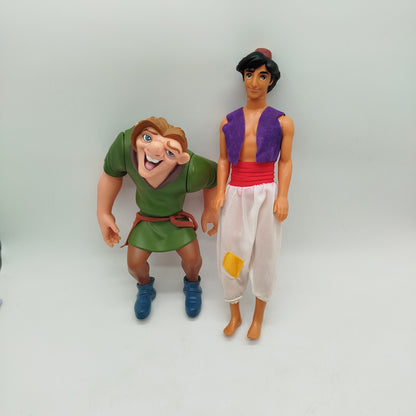 Mattel Bundle Disney Quasimodo&Aladdin Set von 2 Figuren