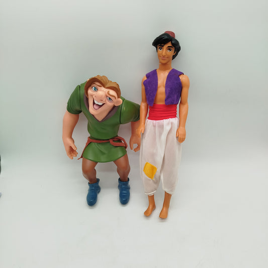 Mattel Bundle Disney Quasimodo&Aladdin Set von 2 Figuren