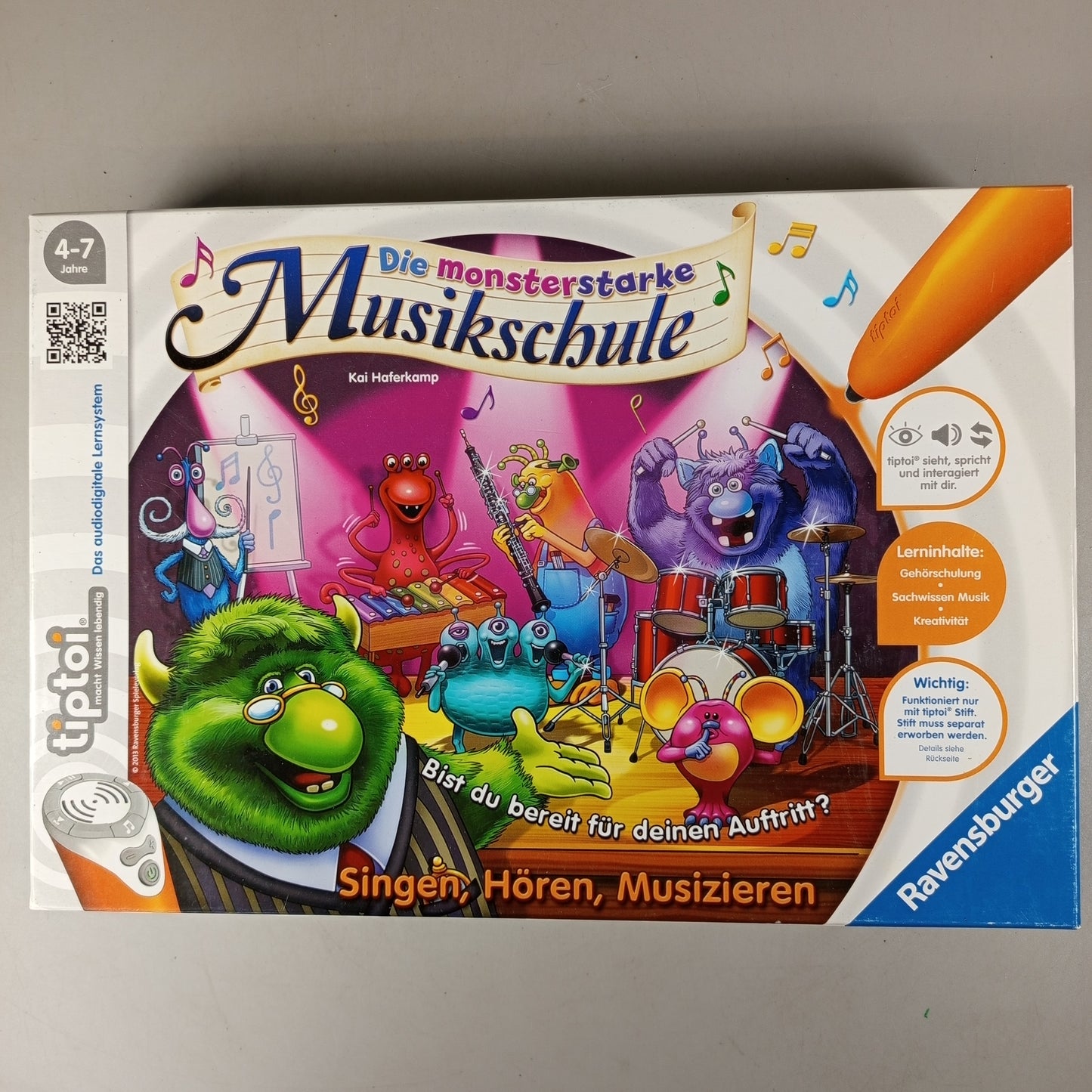 Ravensburger tiptoi Die monsterstarke Musikschule Lernspiel