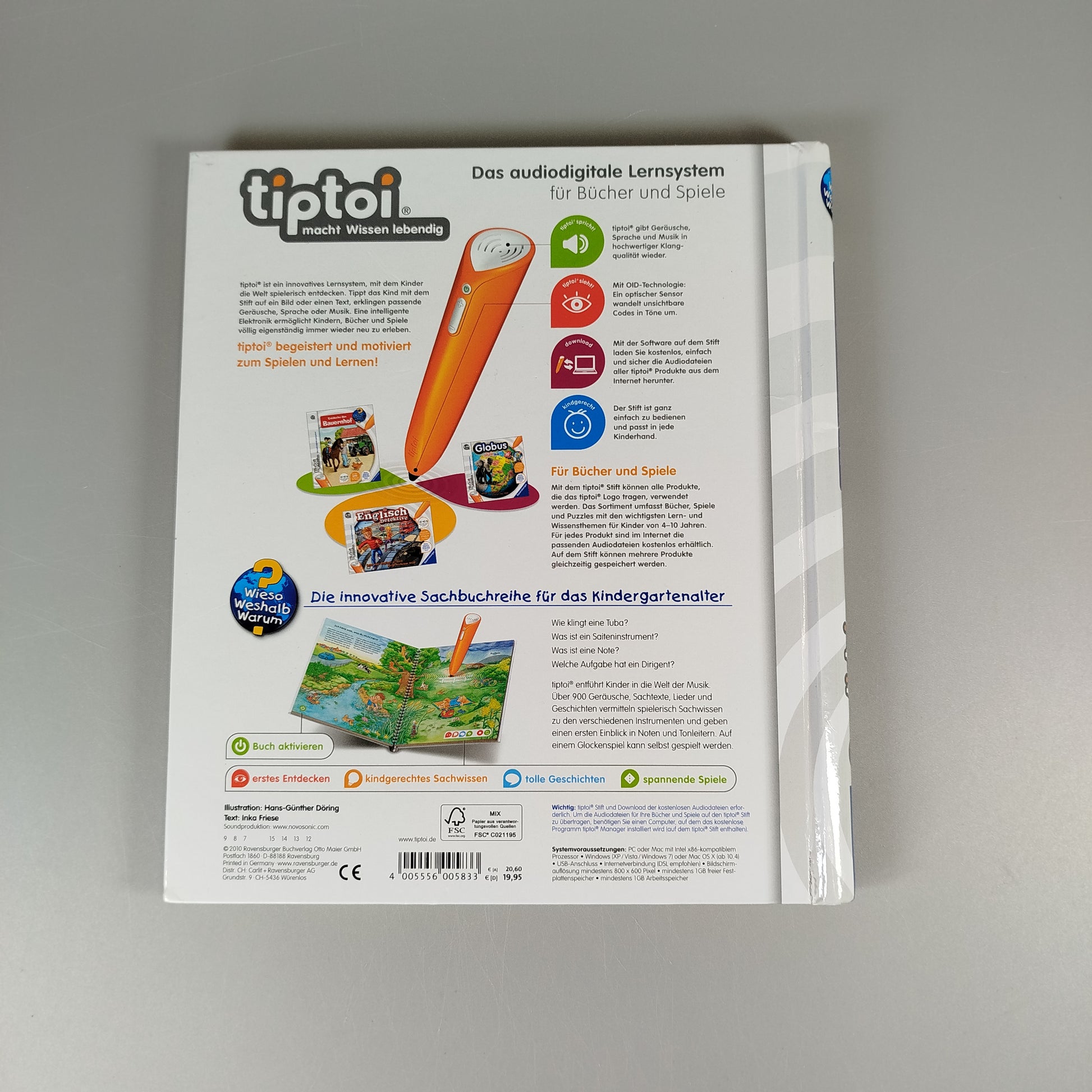 Ravensburger tiptoi Bücher Wieso? Weshalb? Warum? Lexikon & Musik 