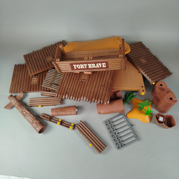 Playmobil Fort Brave 5245 🙂🏠 Gebäude, gebraucht, ab 6 7 8 Jahre | ✅ geprüft 