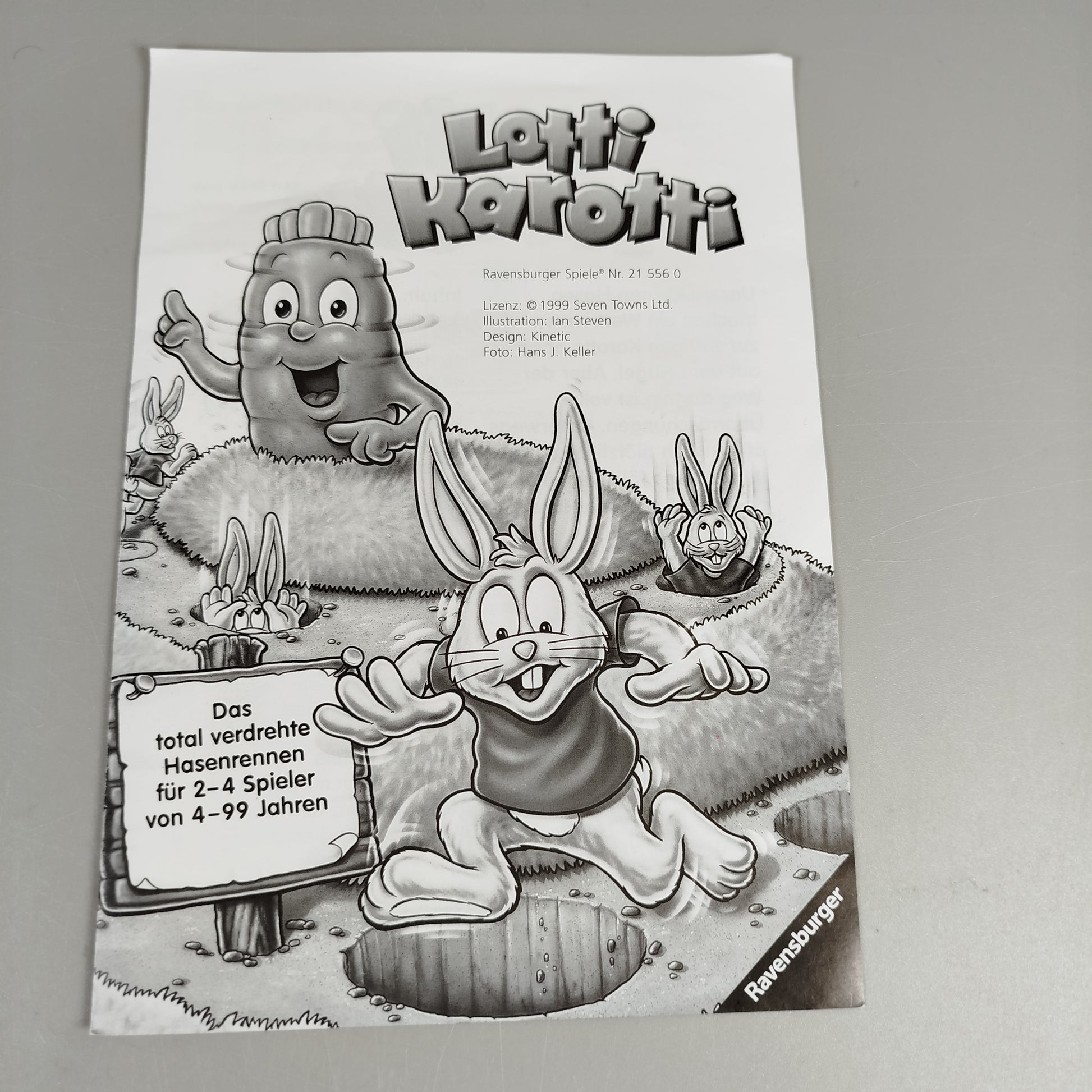 Ravensburger Lotti Karotti Brettspiel, fehlende Teile – wie neu