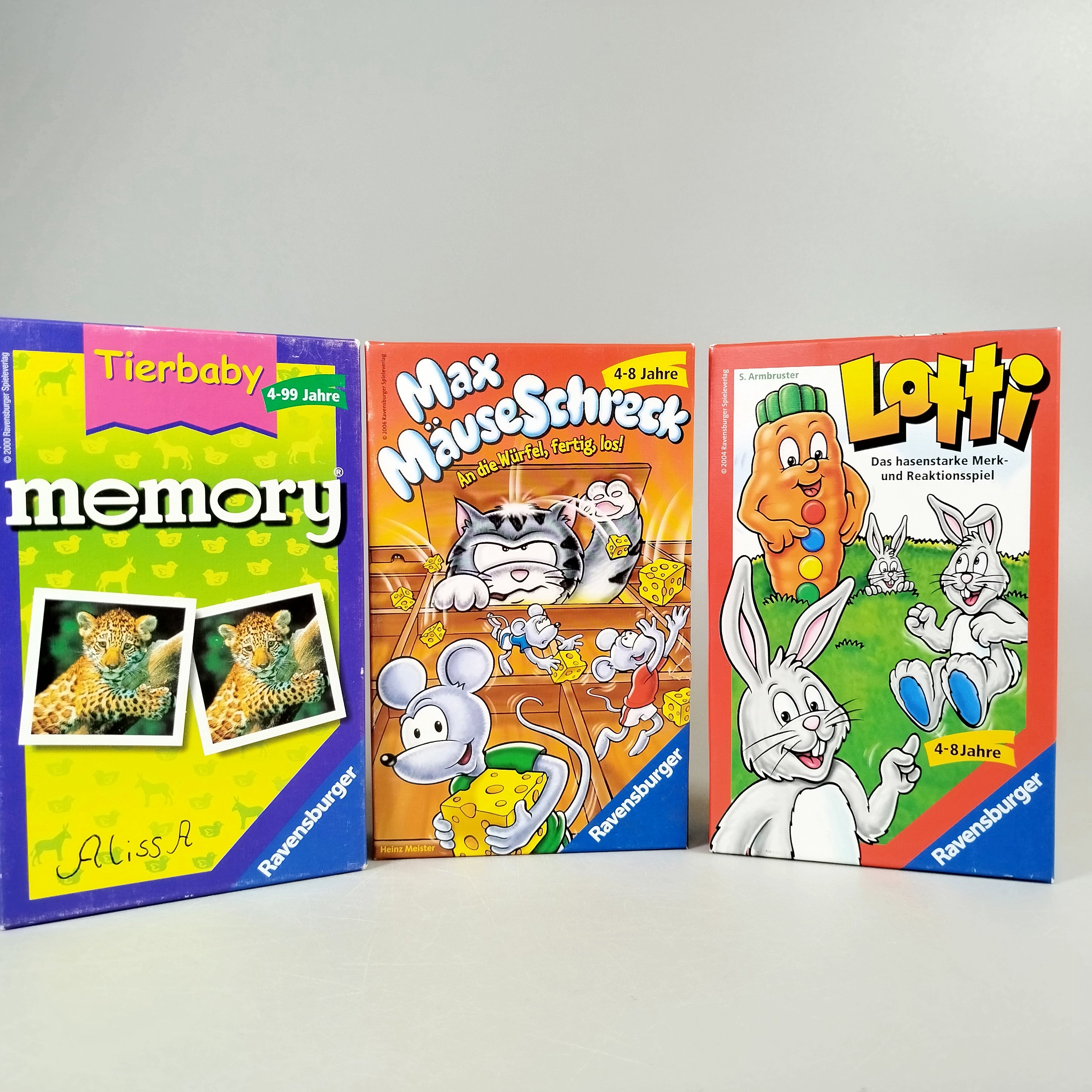 Ravensburger Gesellschaftsspiele Set - Memory & Max Mäuseschreck
