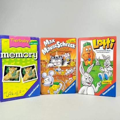 Ravensburger Gesellschaftsspiele Set - Memory & Max Mäuseschreck