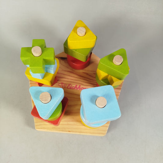 Eichhorn Holz Steckspiel & Sortierspiel, gebraucht, ab 1 2 3 Jahre | ✅ geprüft 