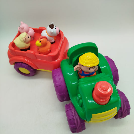 kidoozie Traktor mit Anhänger 🚜🌾, gebraucht, ab 3 4 5 Jahre | ✅ geprüft 