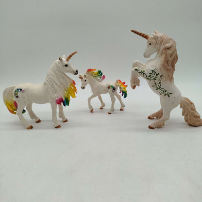 Schleich Bundle Einhorn 5x Figuren, gebraucht, ab 3 4 5 Jahre | ✅ geprüft 