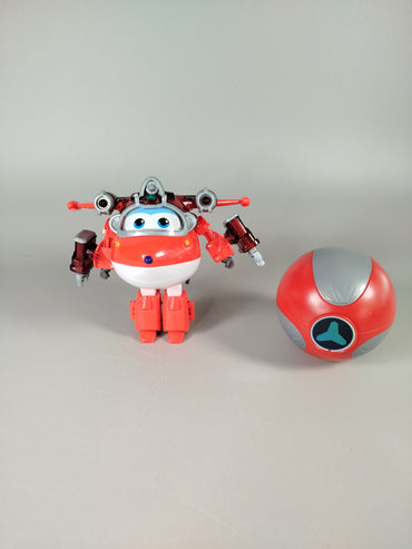  Transformierbares Spielzeug-Set - Super Wings & Robocar