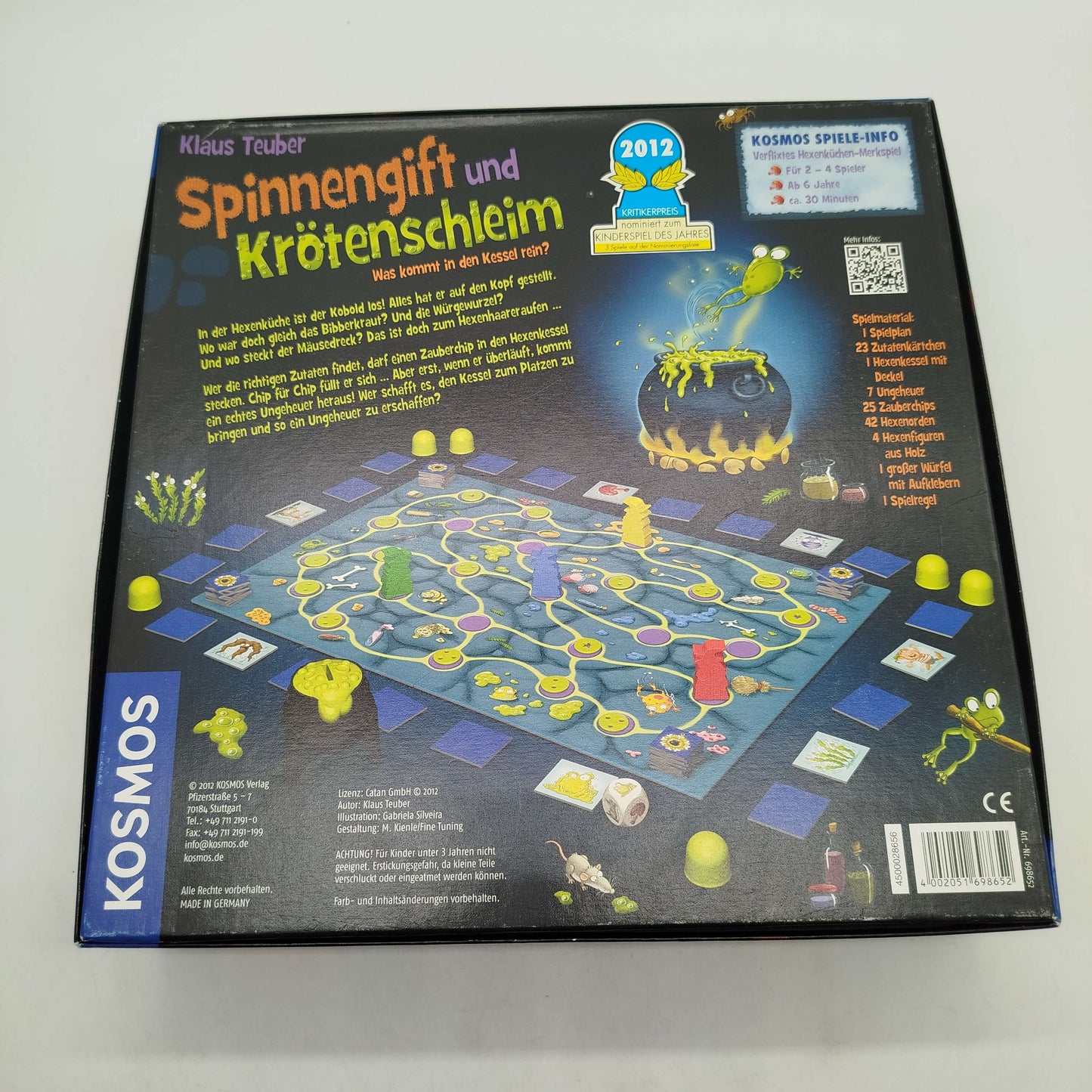 KOSMOS Spinnengift & Krötenschleim 698652 Spiel ab 6 7 8 Jahre | ✅ geprüft 