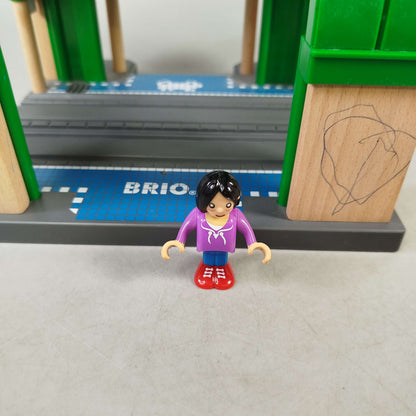 BRIO Hauptbahnhof 33649 Holzeisenbahn Spielset