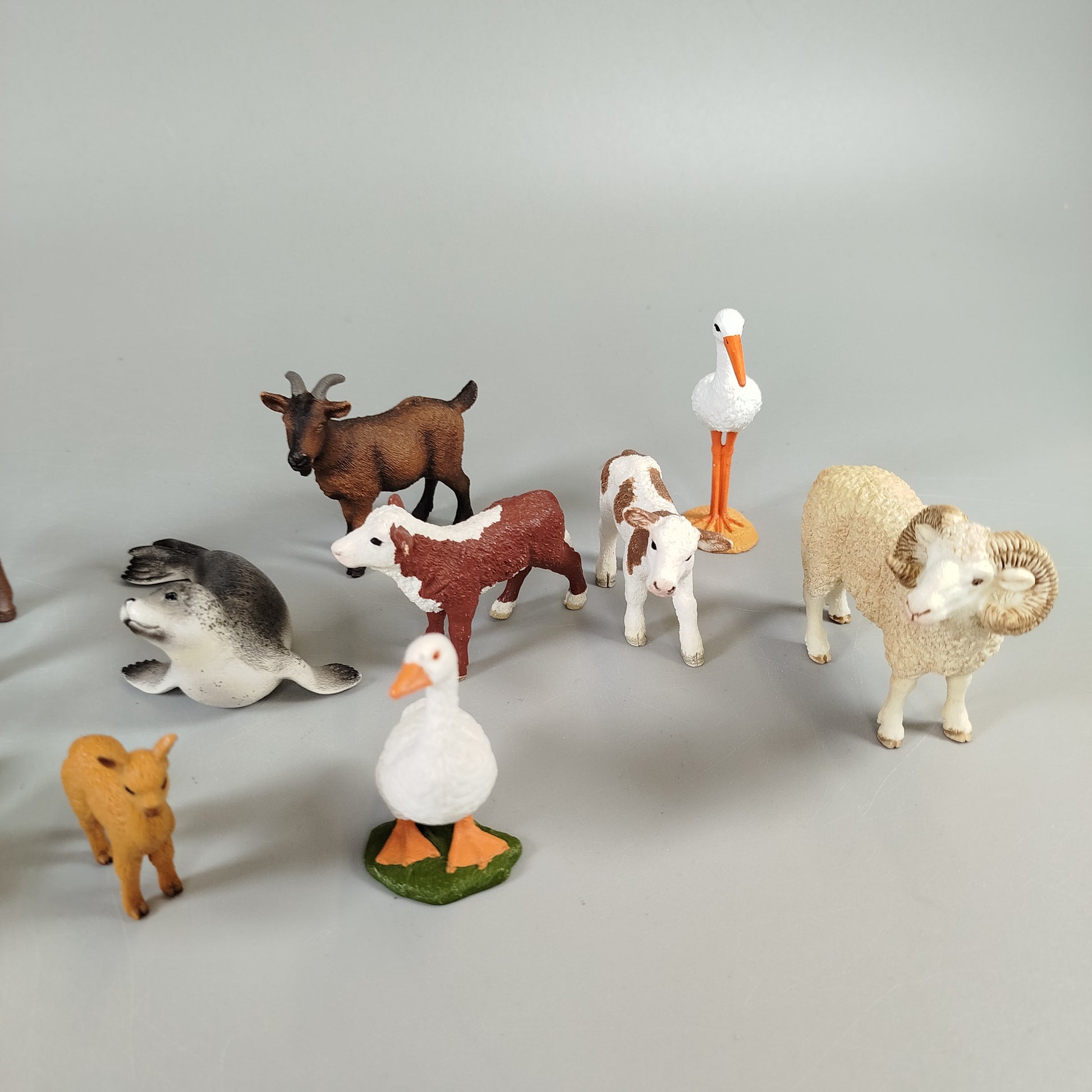 Schleich Tierfiguren Set – 14 Tiere, Bauernhof & Wildtiere