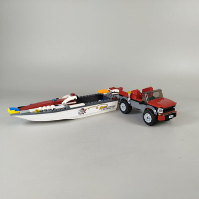 LEGO Pick-Up & Sportboot Set 60017 – gut erhalten
