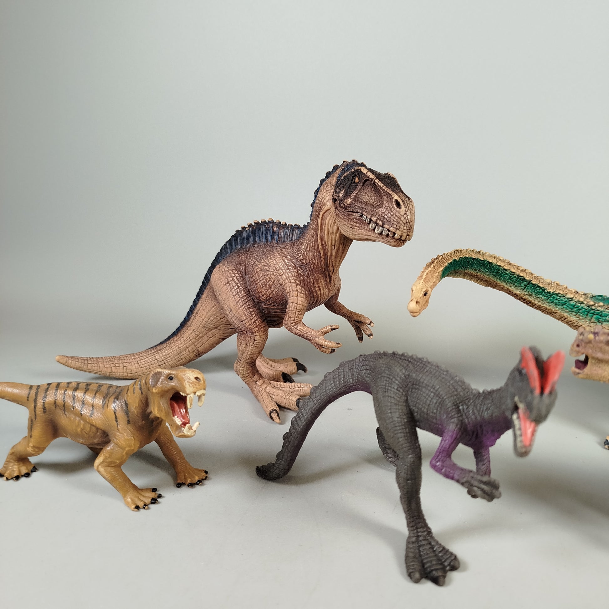 Schleich Dinosaurier Set von 6 Figuren – Urzeit Dinos, sehr gut