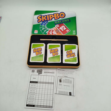 Mattel Skip-Bo Deluxe Kartenspiel, gebraucht, ab 6 7 8 Jahre | ✅ geprüft 
