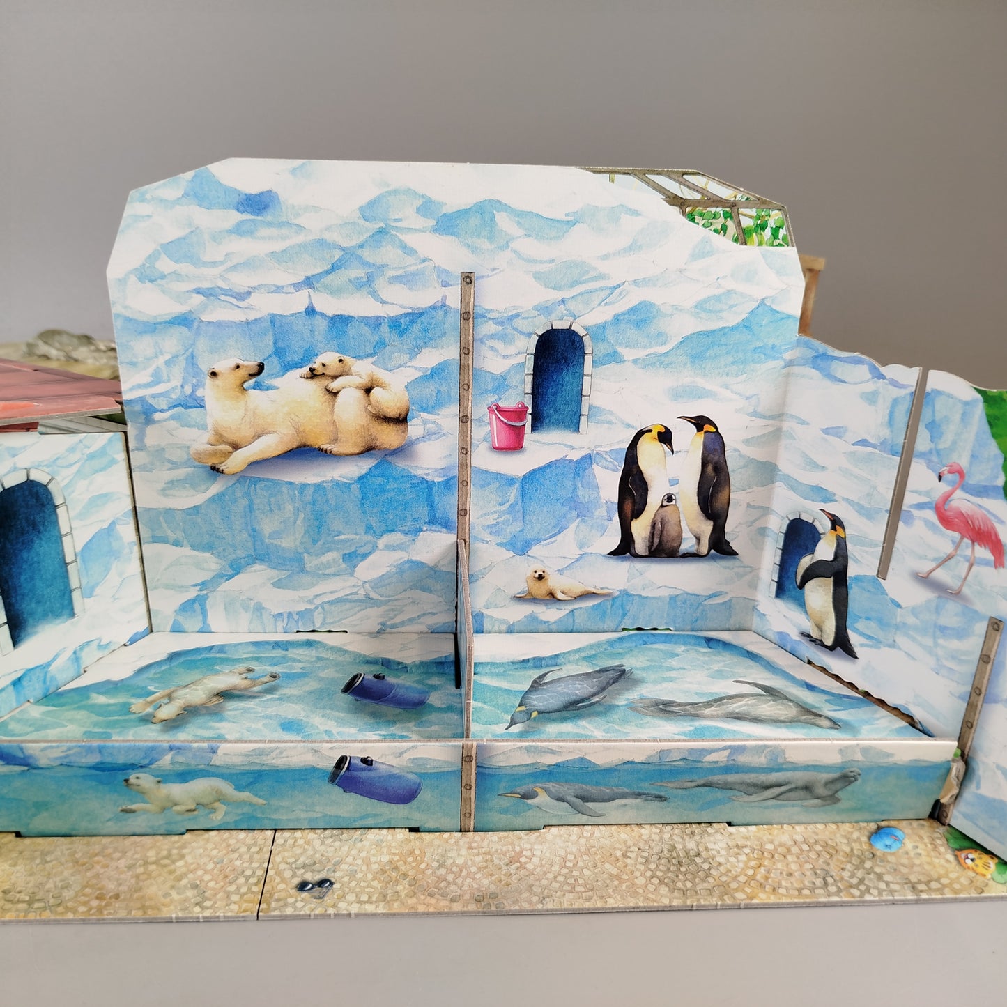 Ravensburger Tiptoi Lernspiel - Tier-Set ZOO, Lernwelt 3D