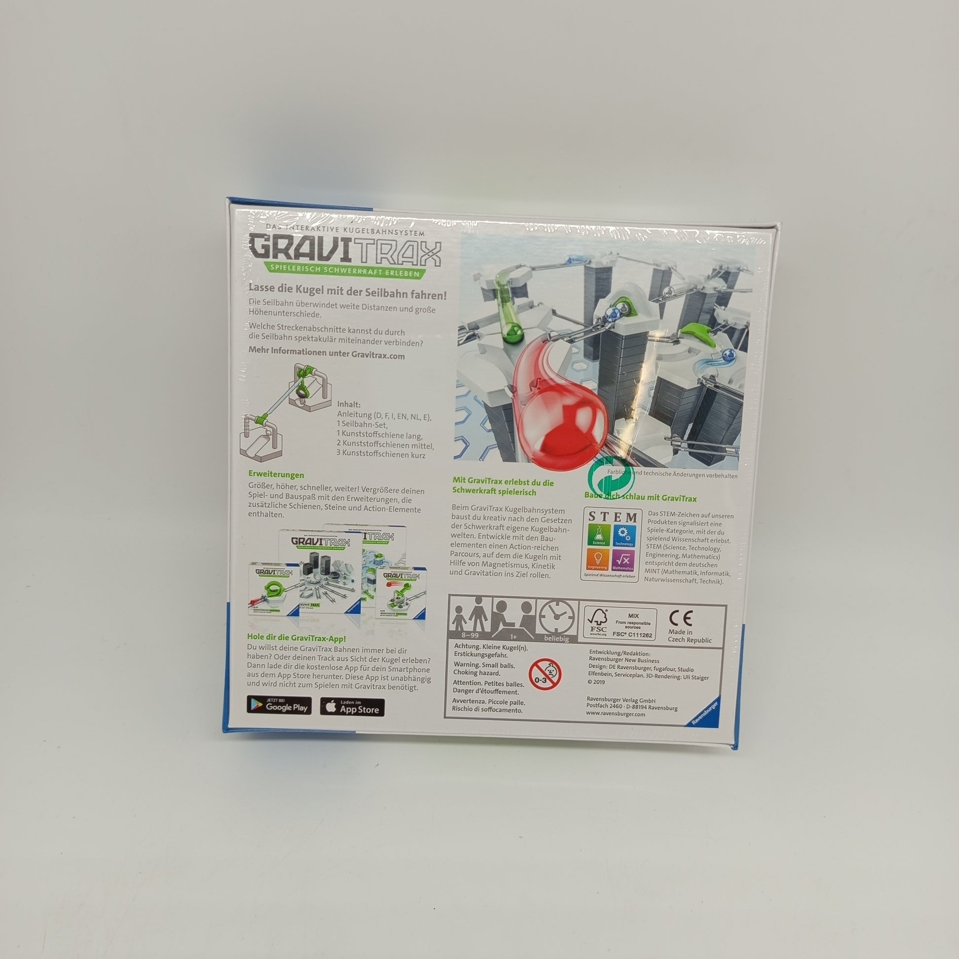 Ravensburger GraviTrax Erweiterung Flip & Seilbahn, Set von 2, OVP, neu