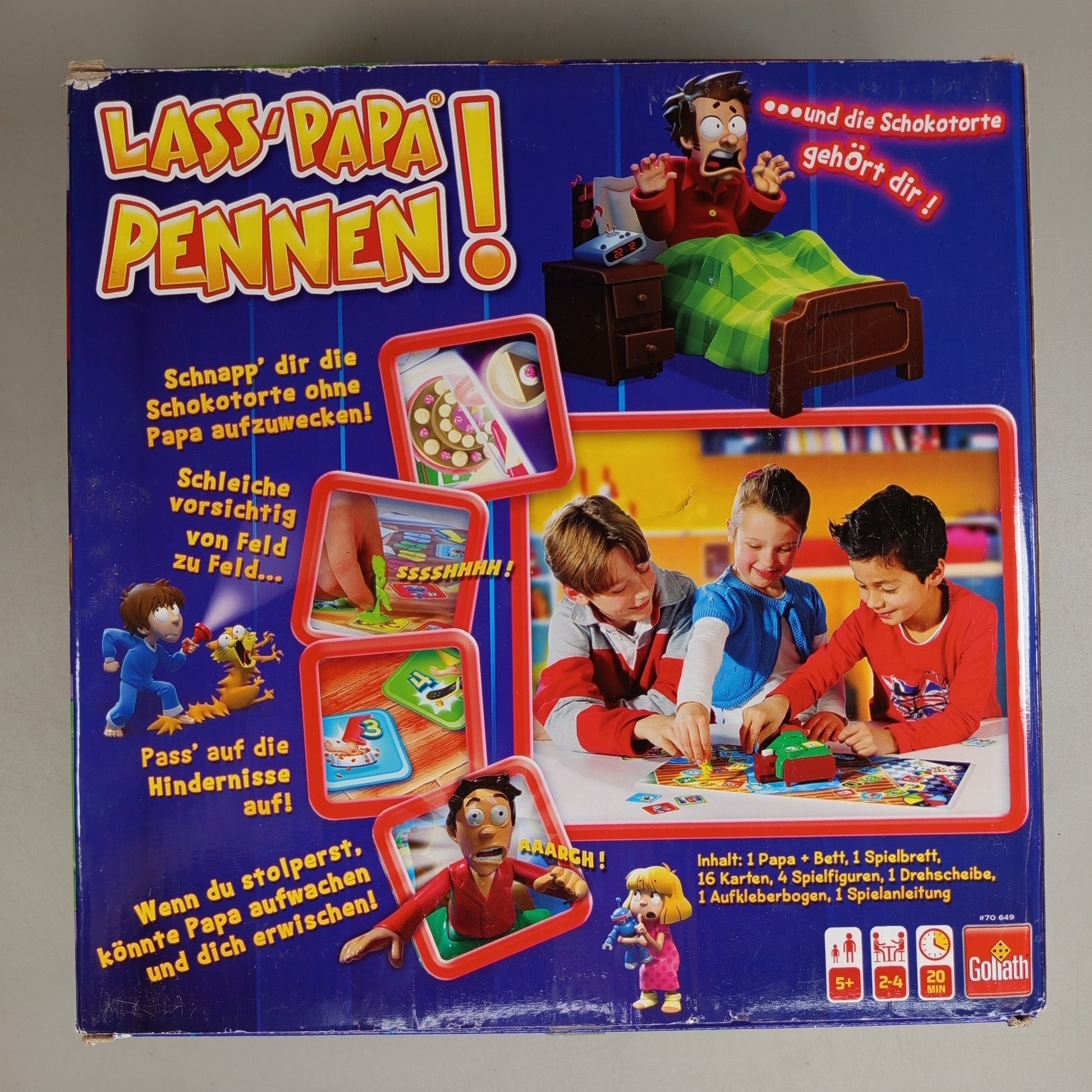 Goliath Games Brettspiel – Lass Papa pennen!, OVP